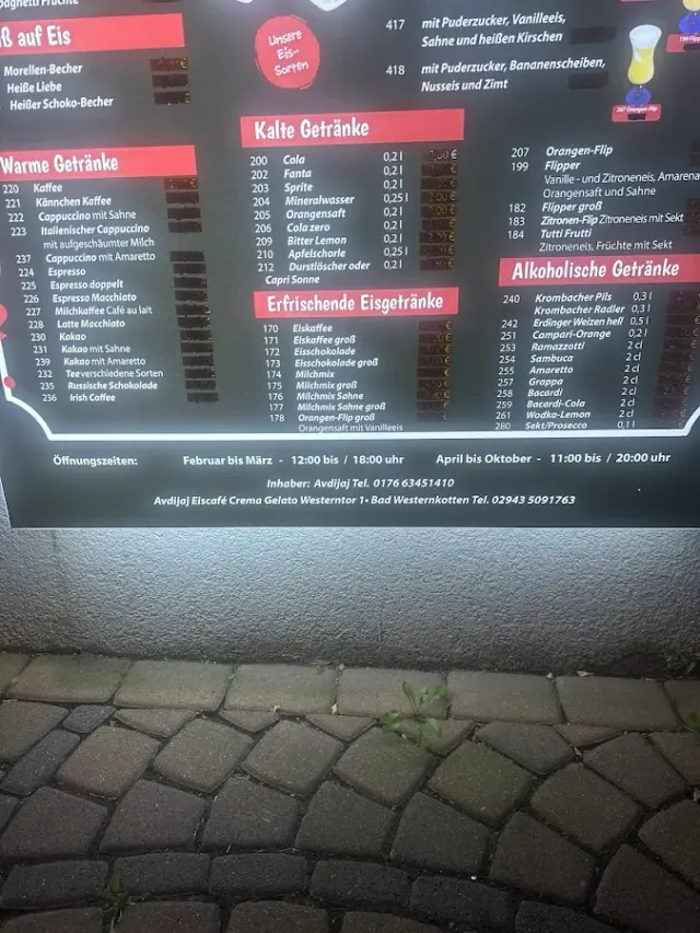 BookNoFees: Restaurante – Eiscafé Crema Gelato – Erwitte – Eiscafé Crema Helados, foto 3