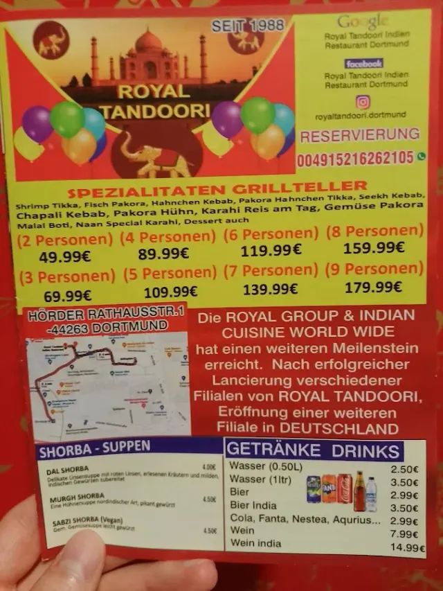 BookNoFees: Restaurante – Royal Tandoori – Dortmund – Royal Tandoori, foto 2