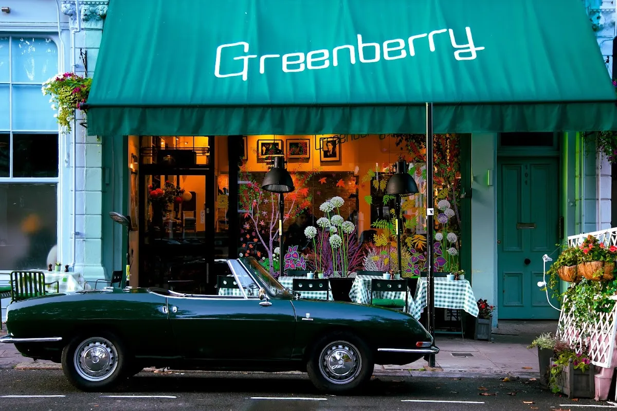 BookNoFees: Cafetería – Greenberry – London – Greenberry, foto 1