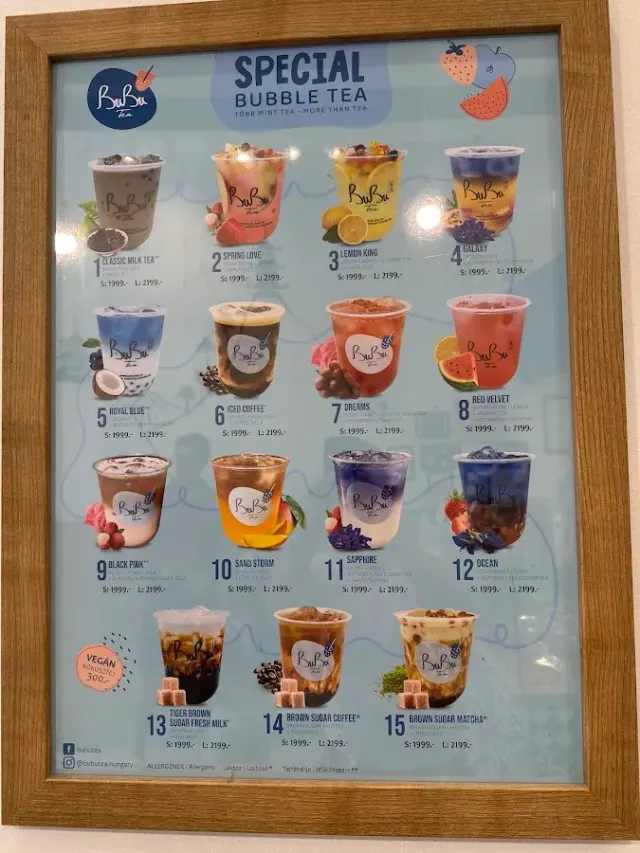 BookNoFees: Restaurante – Bubu Bubble Tea – Budapest – Bubu Bubble Tea, foto 3