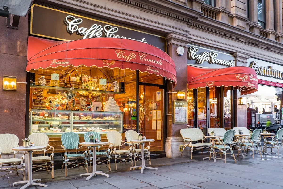 BookNoFees: Cafetería – Caffe Concerto – London – Café-concierto, foto 1